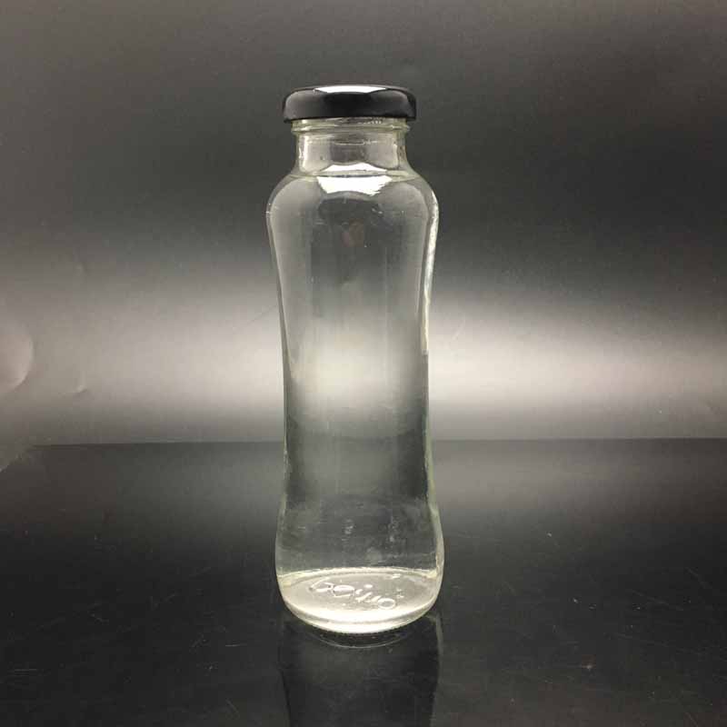 Propagační S tvar skleněná láhev 250 ml pro nápoje