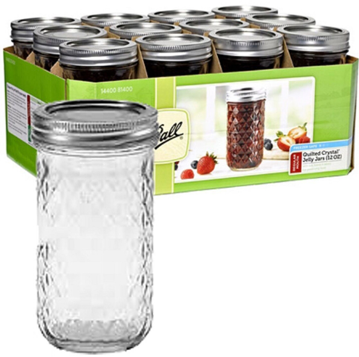  VERONES Mason Jars 6 OZ, 30 PACK 6oz Mason jars Canning Jars  Jelly Jars With Lids, Ideal for Jam, Honey, Wedding Favors, Shower Favors:  Home & Kitchen