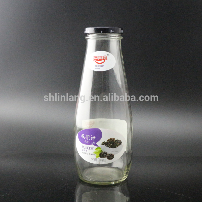 larger glass bottle 780ml with metal screw cap