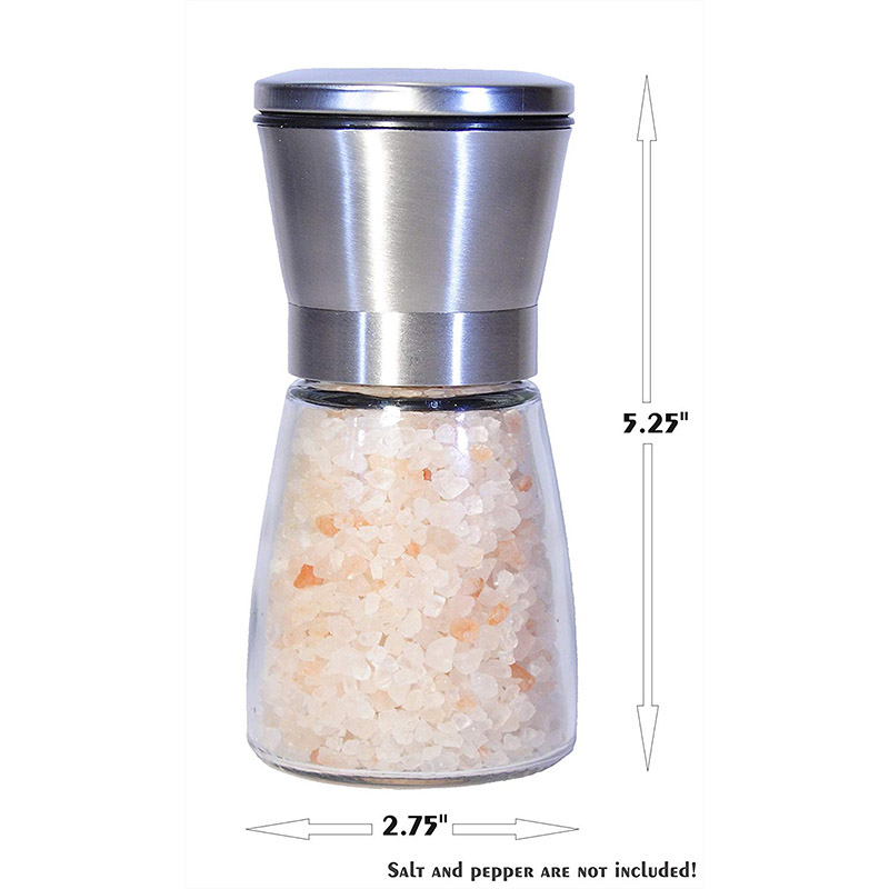 Hot sale Factory 50ml Glass Whiskey Bottle Sizes - Linlang shanghai salt and pepper grinder wholesale with stainless steel cap – Linlang