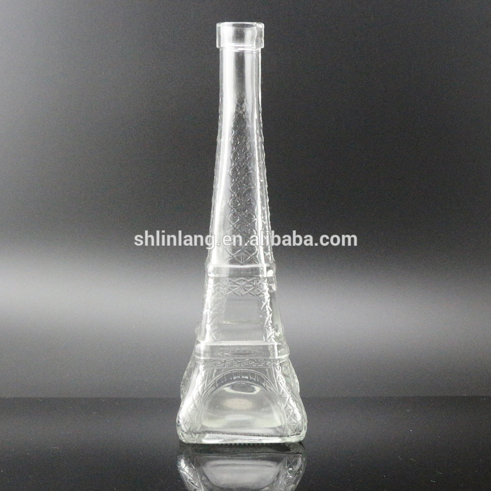 Wholesale Clear glass Eiffel Tower Vase For Decoration