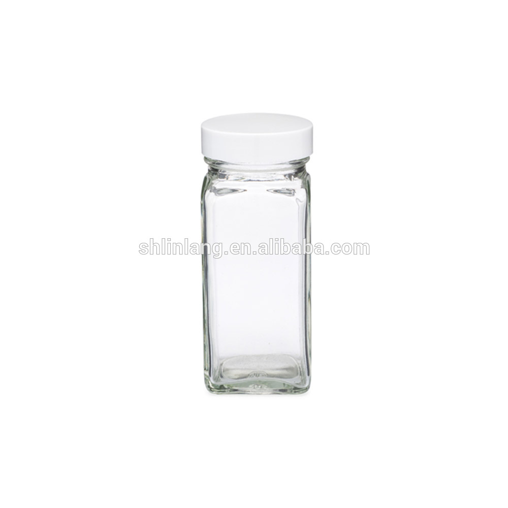 Linlang Shanghai Factory sale glassware products oblong food glass bottles