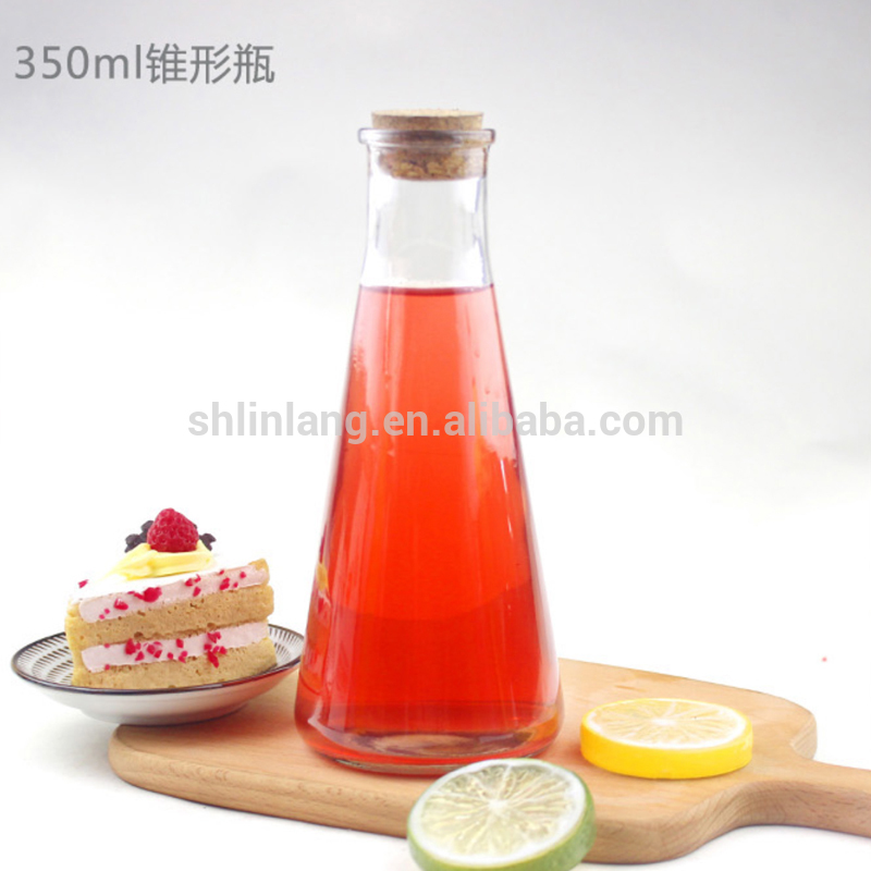 Оптовое производство Импортная стеклянная бутылка для фруктового сока объемом 350 мл