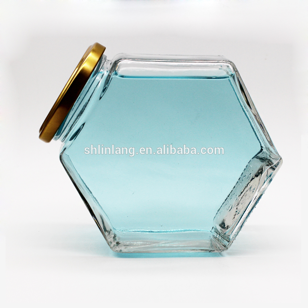 Factory wholesale 8 Inches Glass Jar Candle - shanghai linlang high quality honey glass bottle jar – Linlang