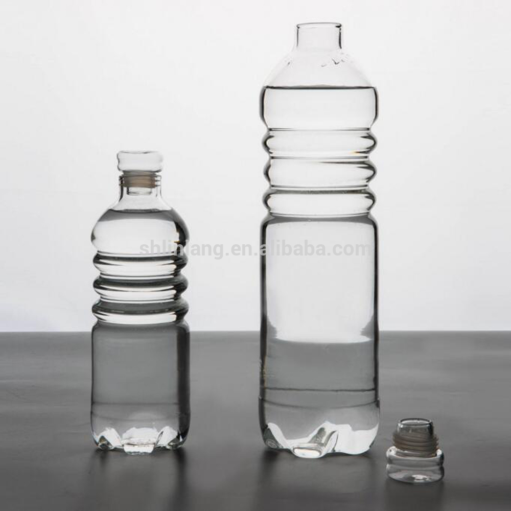 μπουκάλι καθαρό νερό γυάλινο μπουκάλι χυμό