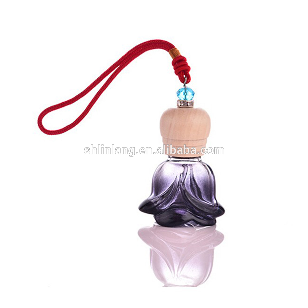 shanghai linlang glass bottle fragrance air freshener glass bottle perfume car