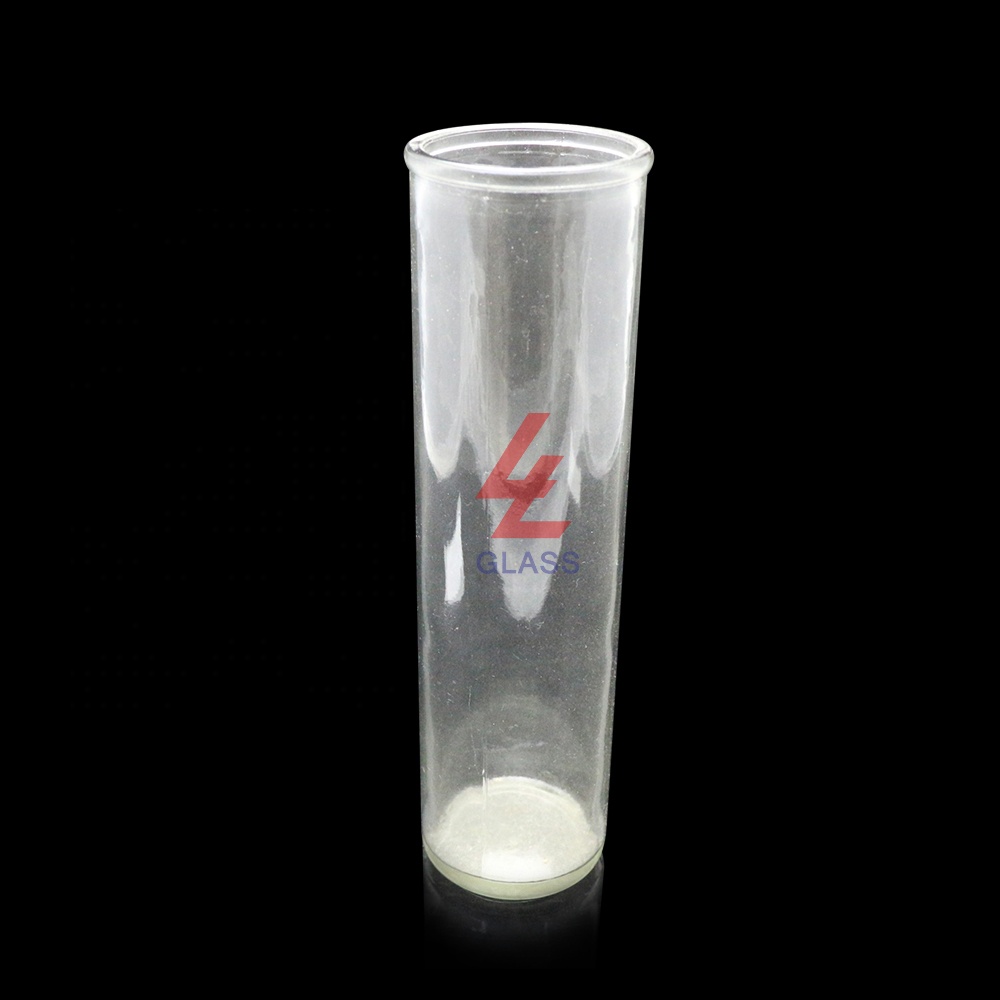 Linlang शांघाय घाऊक उंच मेणबत्ती साफ करा धारक ग्लास सिलेंडर ग्लास ट्यूब मेणबत्ती धारक