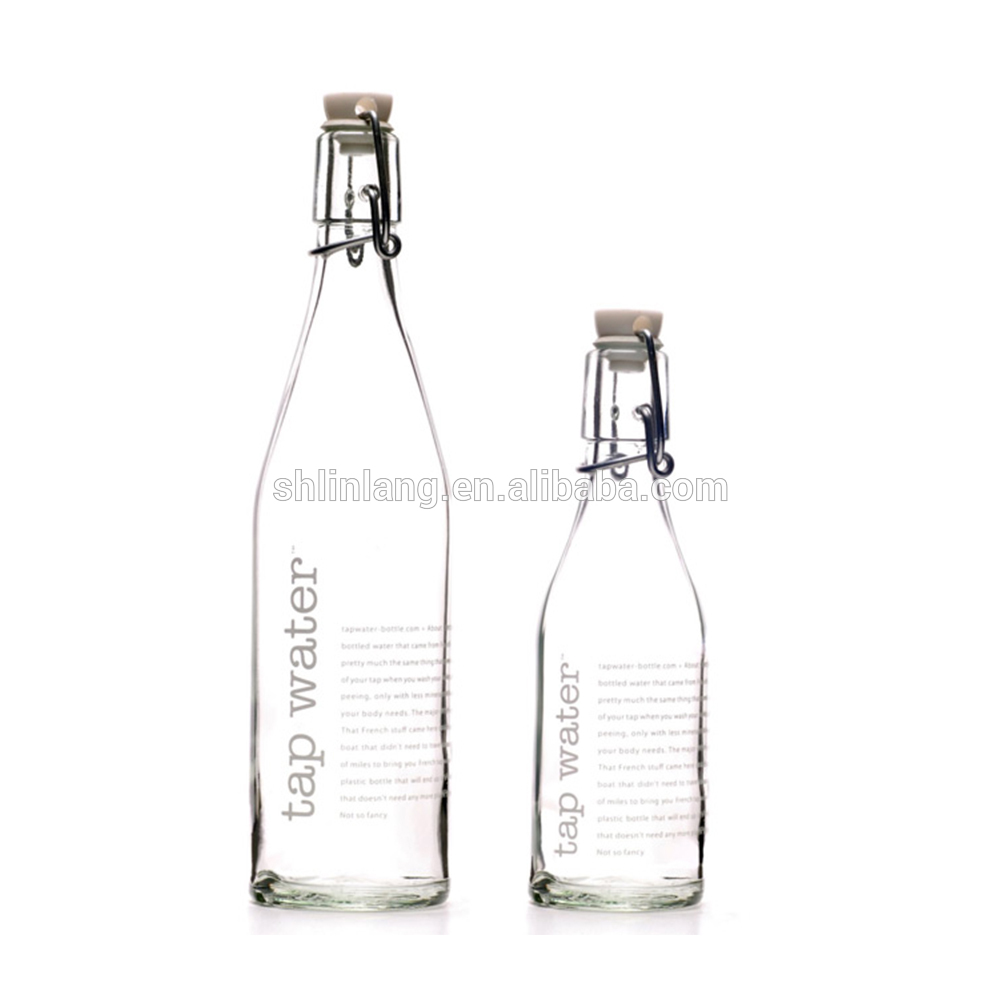 Linlang hot sale water glass bottle