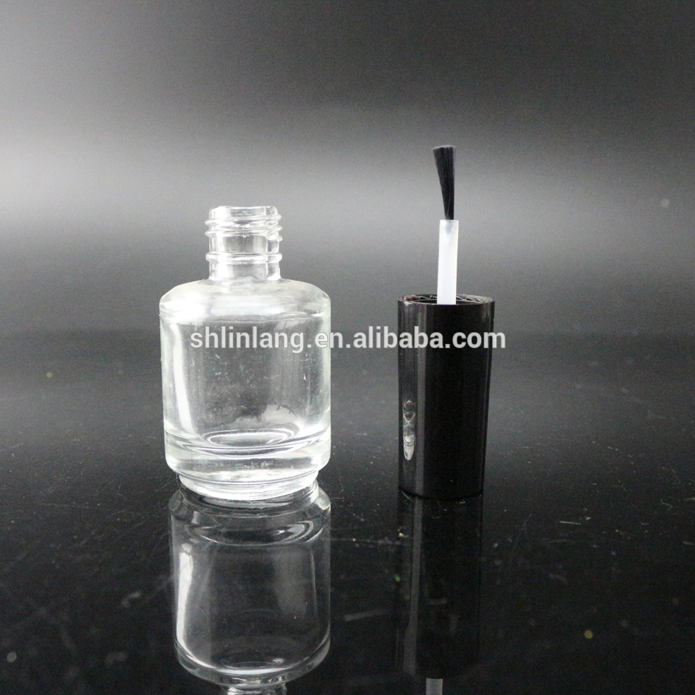 China Factory for Clear Glass Bottle Vials For Essence - shanghai linlang vintage style black nail polish bottle with lid – Linlang