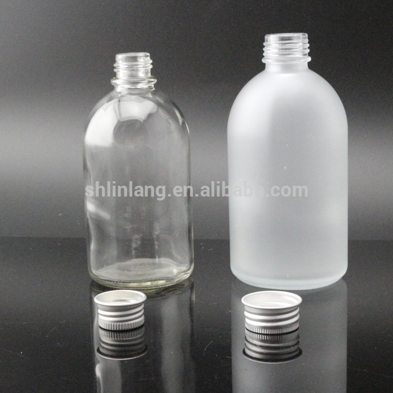 350 ml glasjuiceflaskor Kina glasflaska tillverka skräddarsydda glasflaska