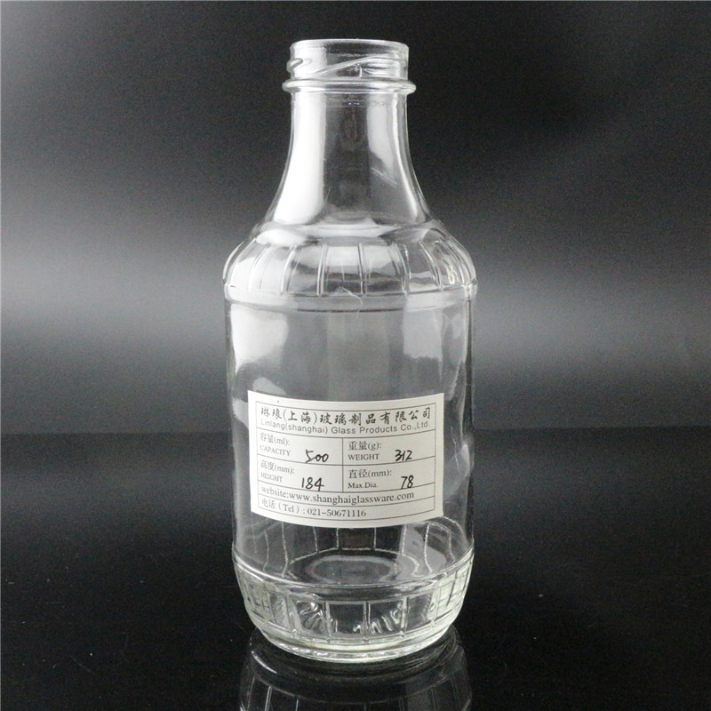 Linlang factory direct sale chili sauce glass bottle with tinplate cap