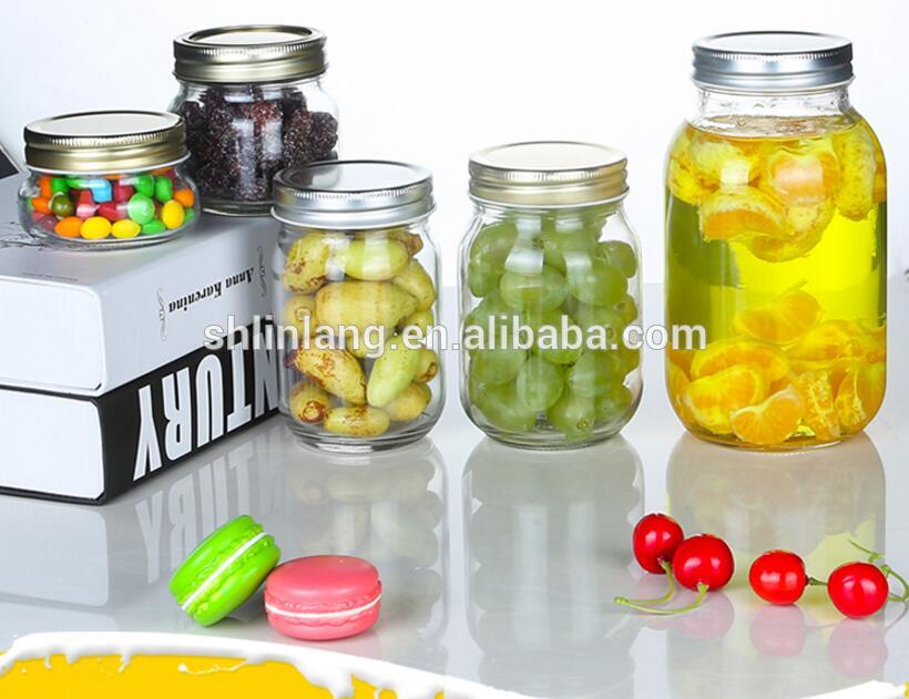Linlang hot welcomed glass products,empty glass mason jar