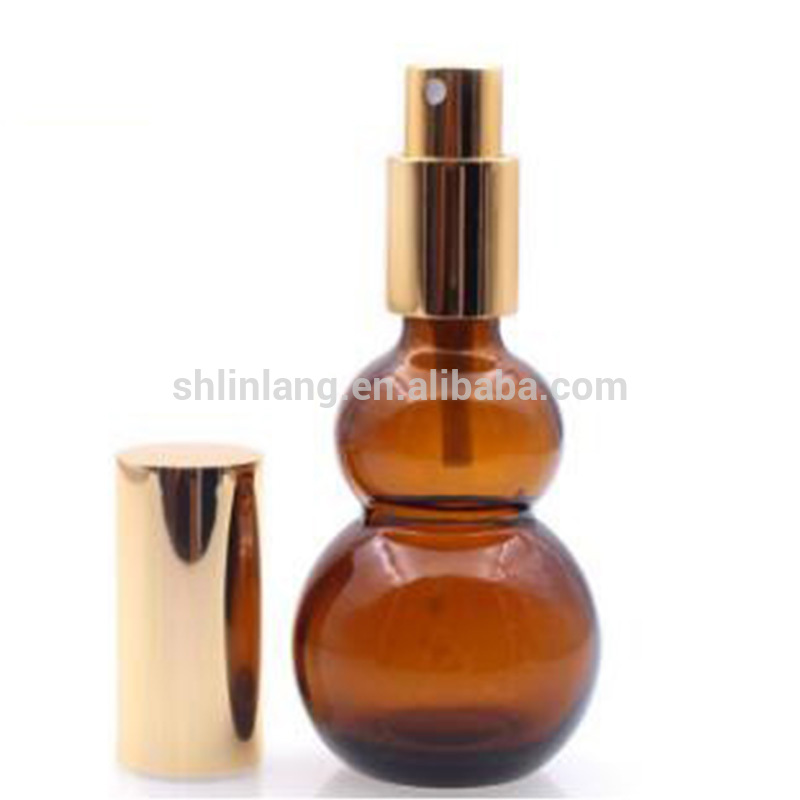 Personal care industry cosmetic use jar with screw dropper 100ml 50ml 30ml 20ml 15ml 10ml 5ml amber glass essential oil bottle