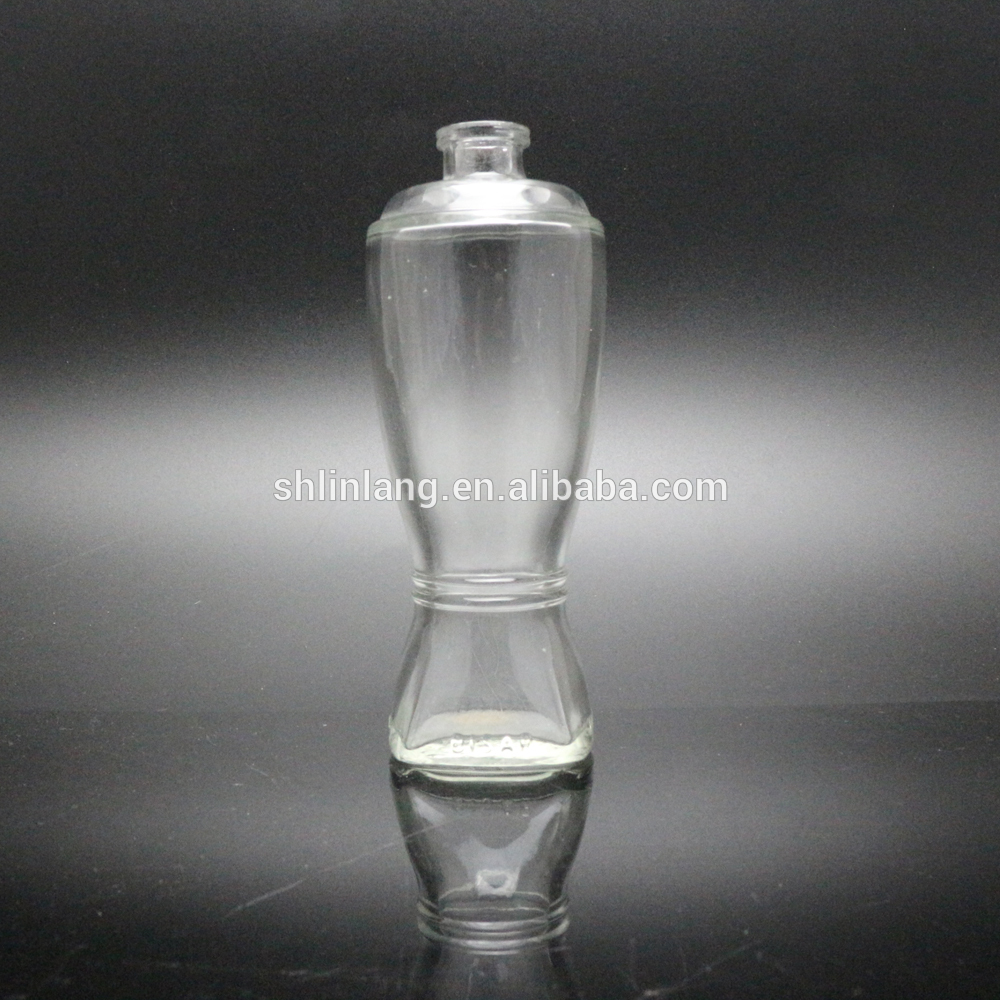shanghai linlang 70ml 90ml 100ml new design perfume glass bottle