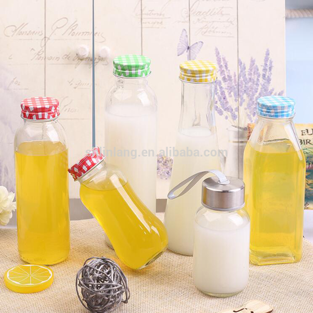 Linlang glass bottle manufacture Wholesale manufacture Import 250ml,300ml,350ml,500ml,750,1L glass beverage bottle