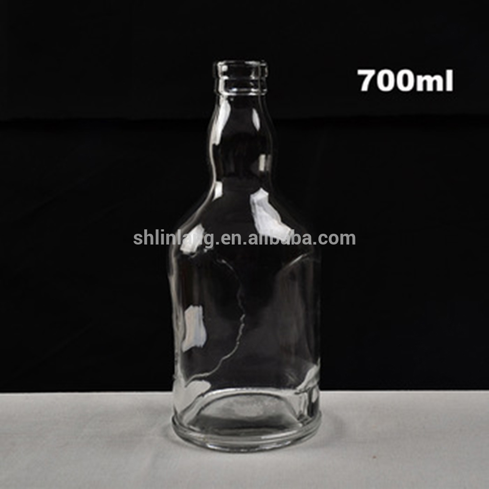 Botellas de vidrio para vino Linlang vodka, tequila, brandy, whisky, vino,