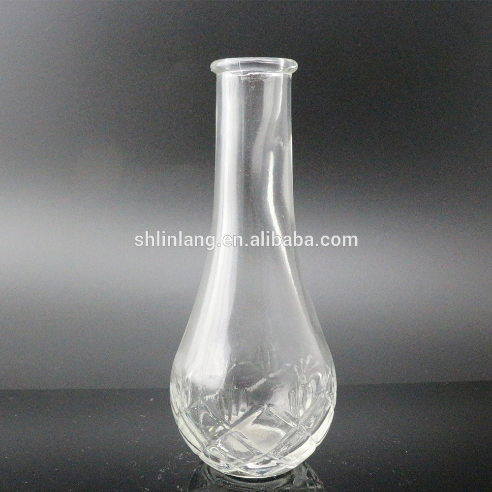 Karšta pardavimas geriausios kokybės aukščio stiklo vazos su priimtiną kainą