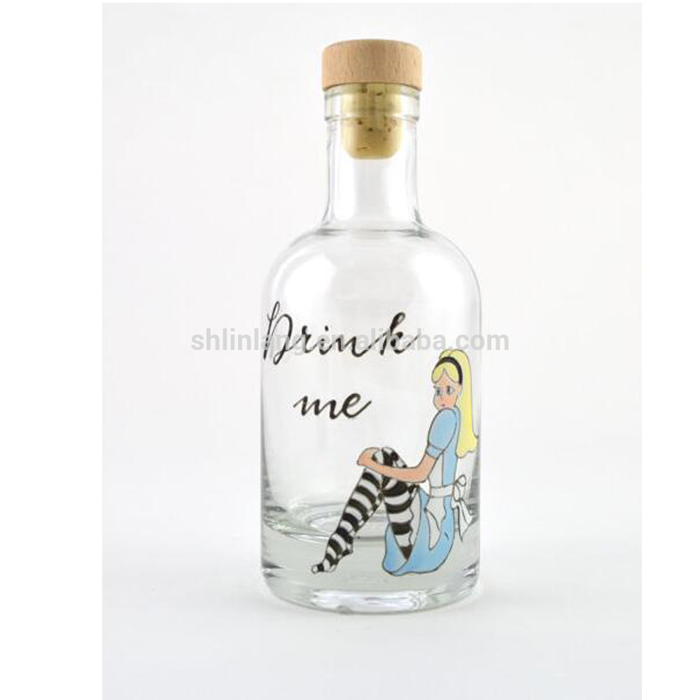 2017 Latest Design Screw Plastic Bottle Top Cap 100ml 120ml 200ml 250 Ml - China beverage fruit juice drink glass bottle with cork lid 300ml – Linlang