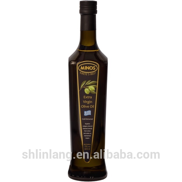 Shanghai linlang Manufacture 750ml New Renieris olive oil bottle glass