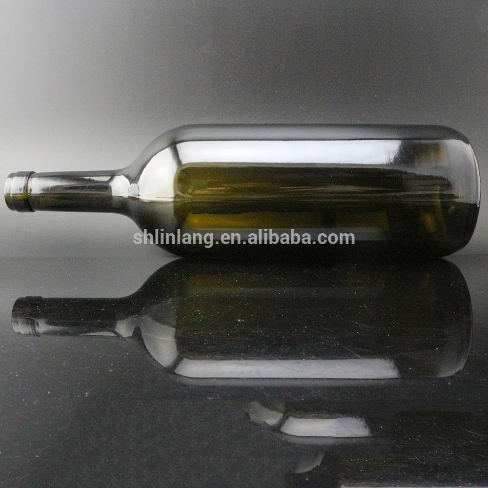 High Performance 90ml Vitamins Bottle - Shanghai Linlang Wholesale 5 liter cork finish bordeaux antique green wine bottle – Linlang
