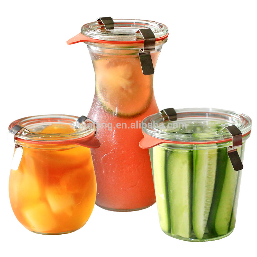 Free Shipping Food Grade Storage Bottle Glass Jars For health care products fresh pot