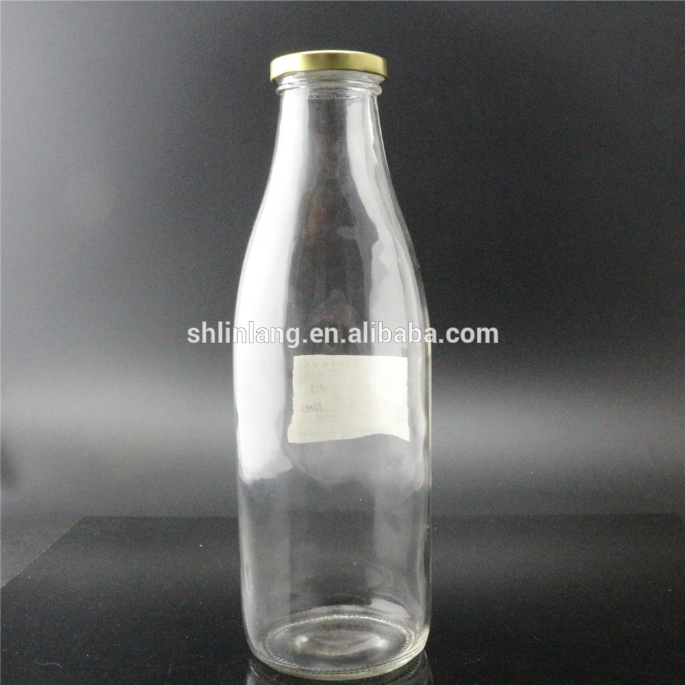 Linlang fabrik glas för sås burk 1000 ml