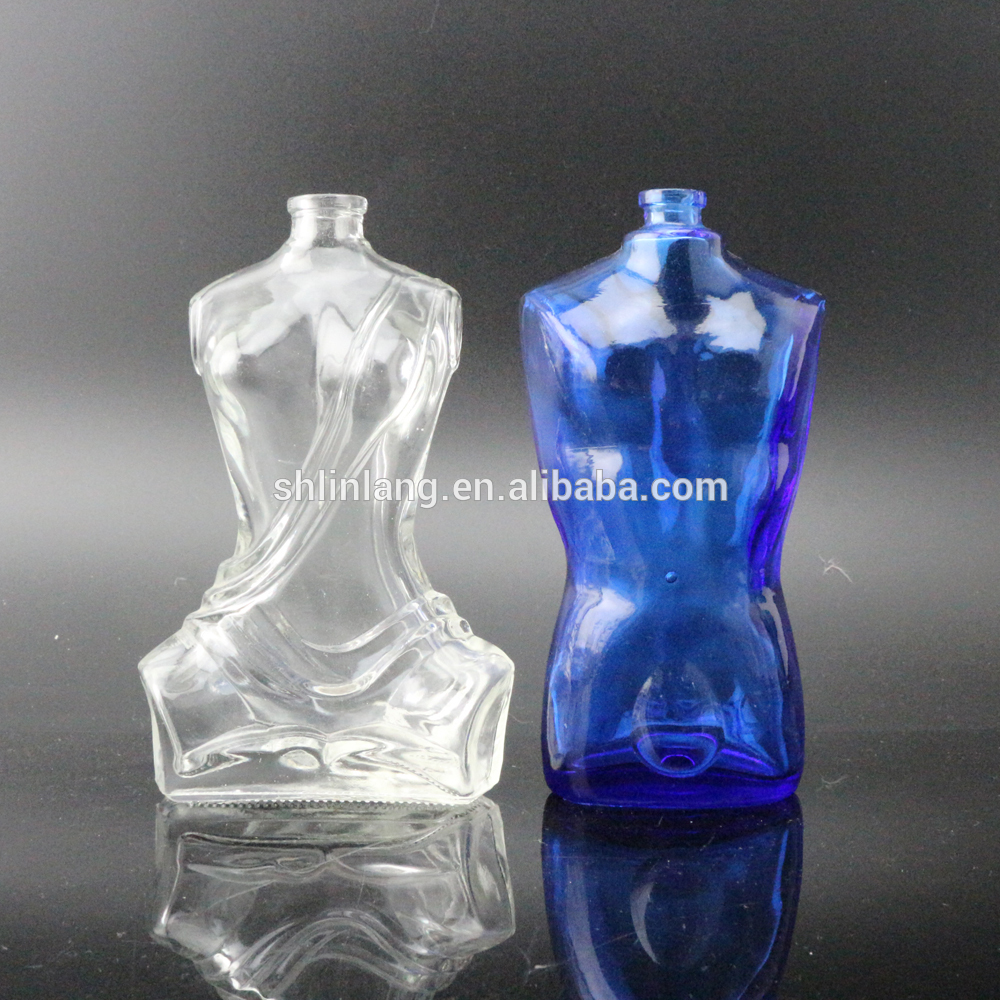 alta qualitat ampolles de perfum de vidre Xangai dones Linlang els homes la forma del cos