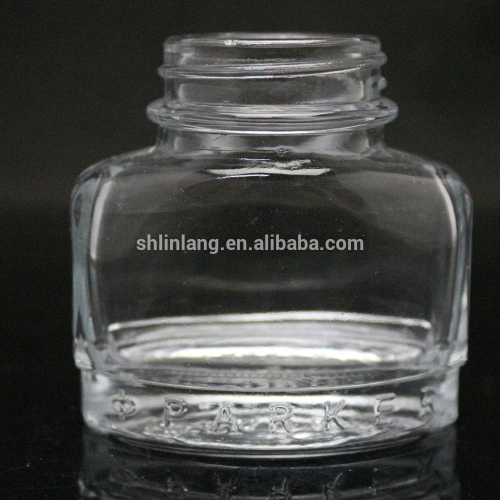 China manufacture wholesale price empty Fountain Pen Glass Ink Bottle