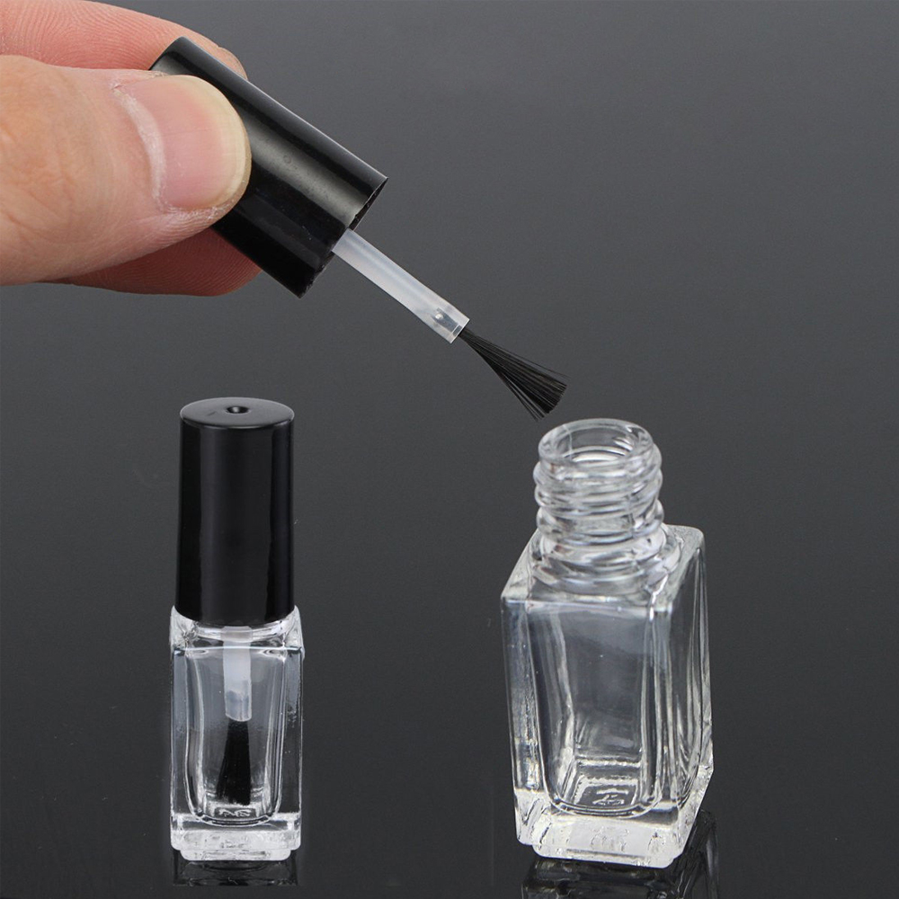 Professional Design Crown Nail Polish Bottle - shanghai linlang unique new design gel empty glass nail polish bottle – Linlang