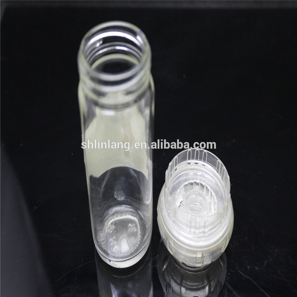 Linlang熱い販売のガラス製品100ミリリットル胡椒挽きボトル