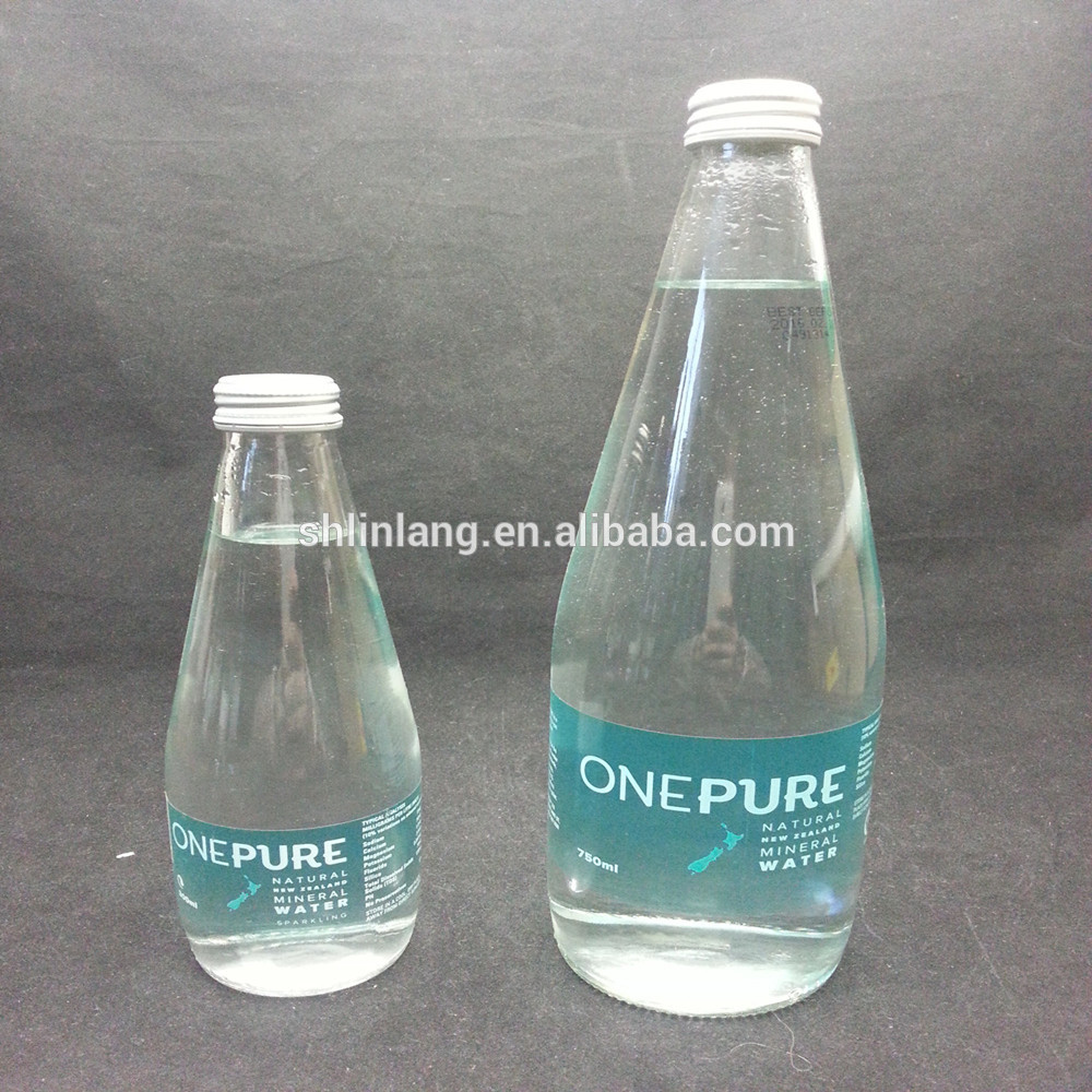 ampolles d'aigua mineral de vidre de 300 ml l'engròs importació fabricació