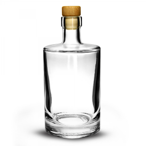 Shanghai linlang bouteilles en verre de vodka dépolies personnalisées en gros nouveau design