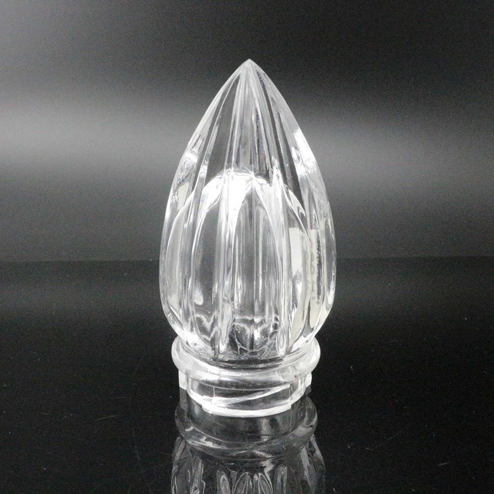 Coprilampada in vetro a forma di cristallo di alta qualità
