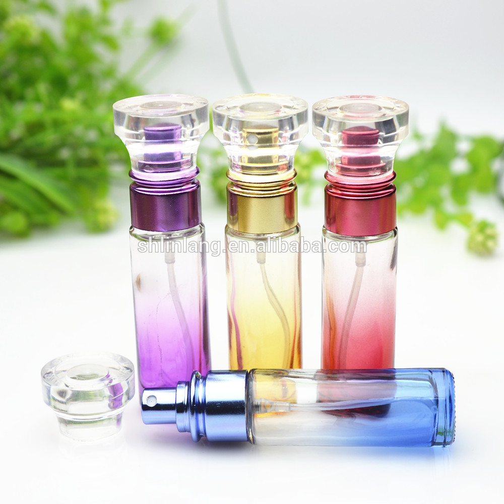 shanghai linlang Hot Selling Cosmetic Fine Mist 10ml Refillable Perfume Atomizer Spray Bottle