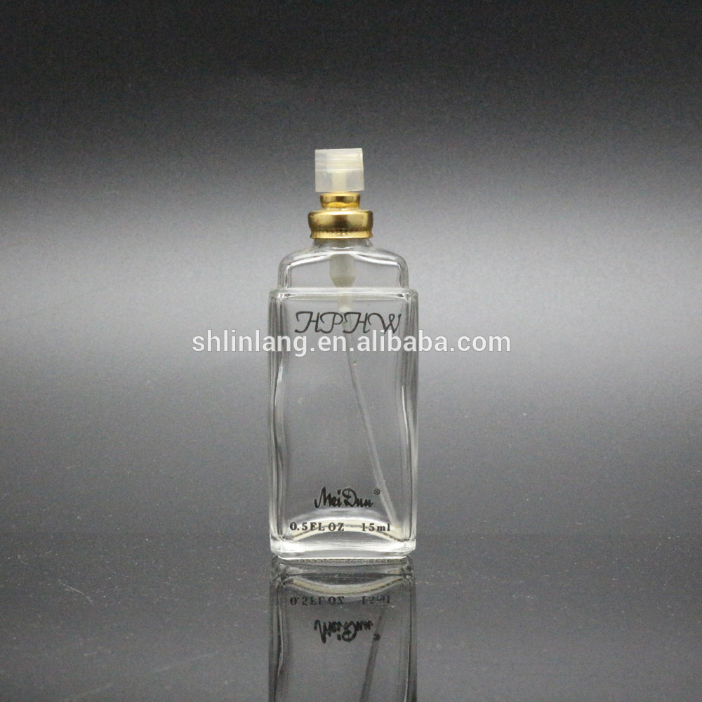 shanghai Linlang Le parfum en verre de pulvérisation vide de beauté le plus populaire bouteille dubai