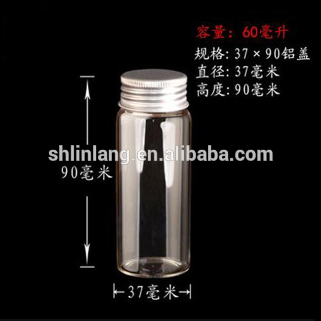 Screw cap 30ML Pharmaceutical Tubular Glass Vial Jars Containers Bottle Wholesale