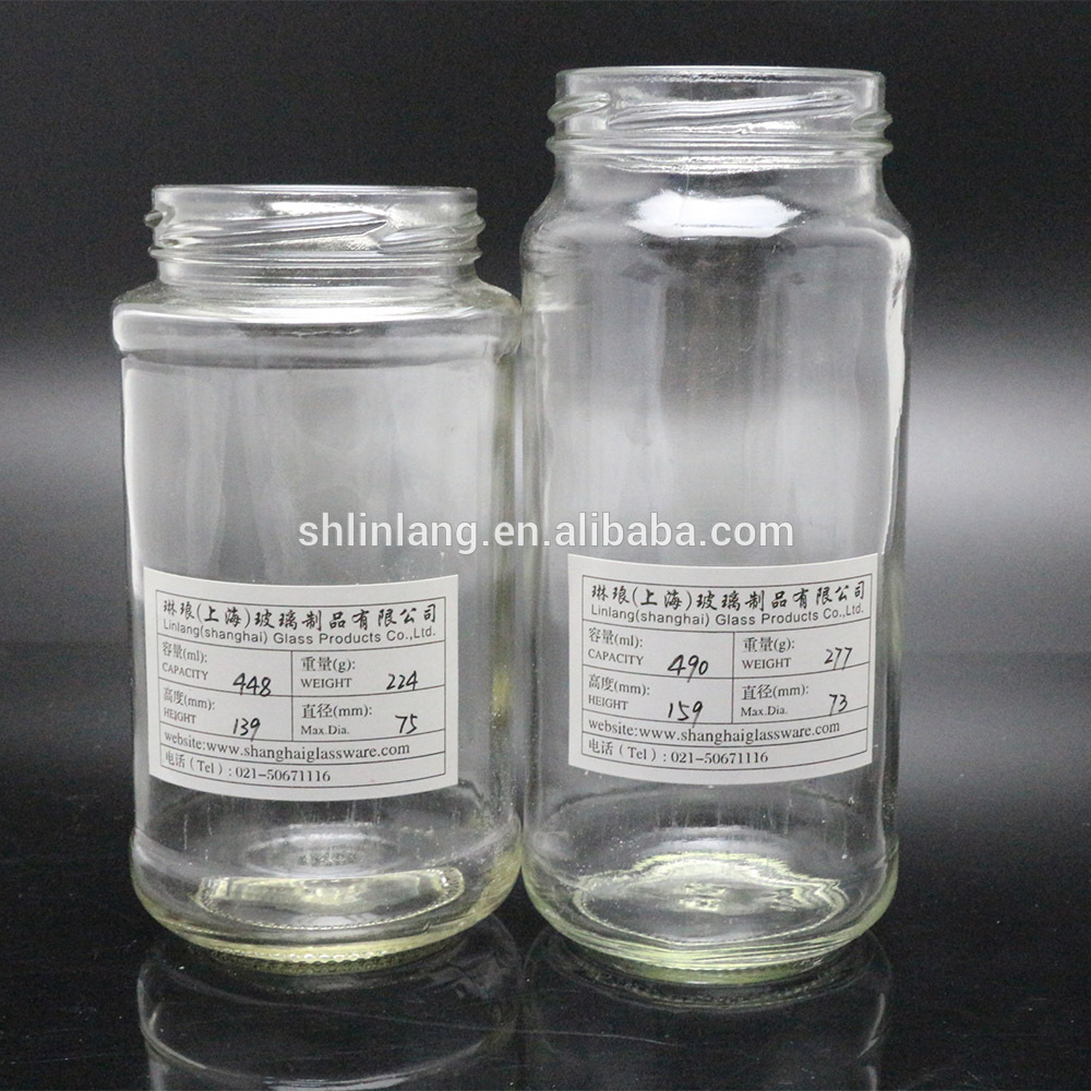 Best quality Plastic Hexagon Jars - Linlang Shanghai Factory Direct sale food glass bottle – Linlang