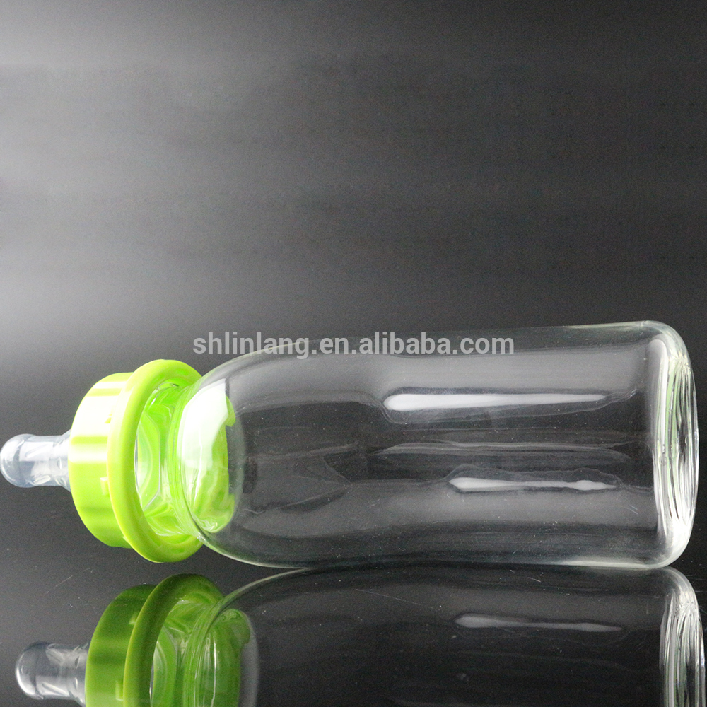 Шанхай Linlang едро разнообразие модерен дизайн 500мл стъклена бутилка бебешко мляко за пиене