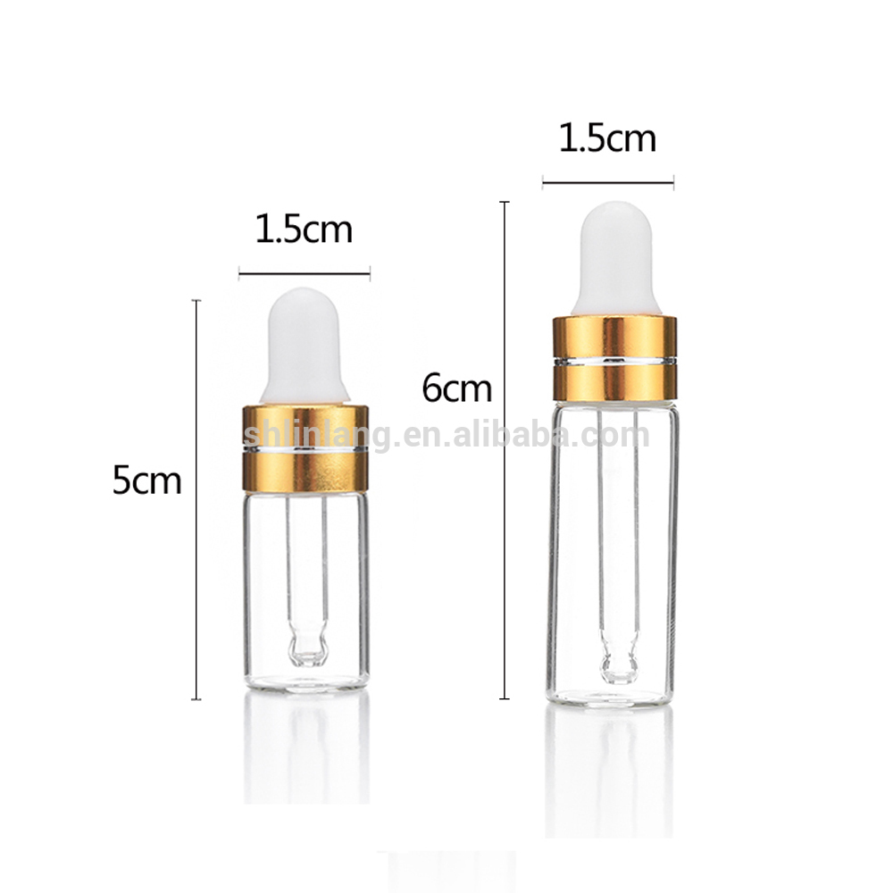 Linlang hot selling high end glass dropper bottle 5ml 8ml small size