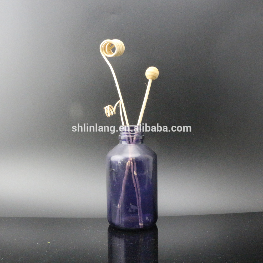Factory Outlets Crackle Glass Candle Holder - shanghai linlang Best selling custom make reed diffuser glass bottle wholesale – Linlang