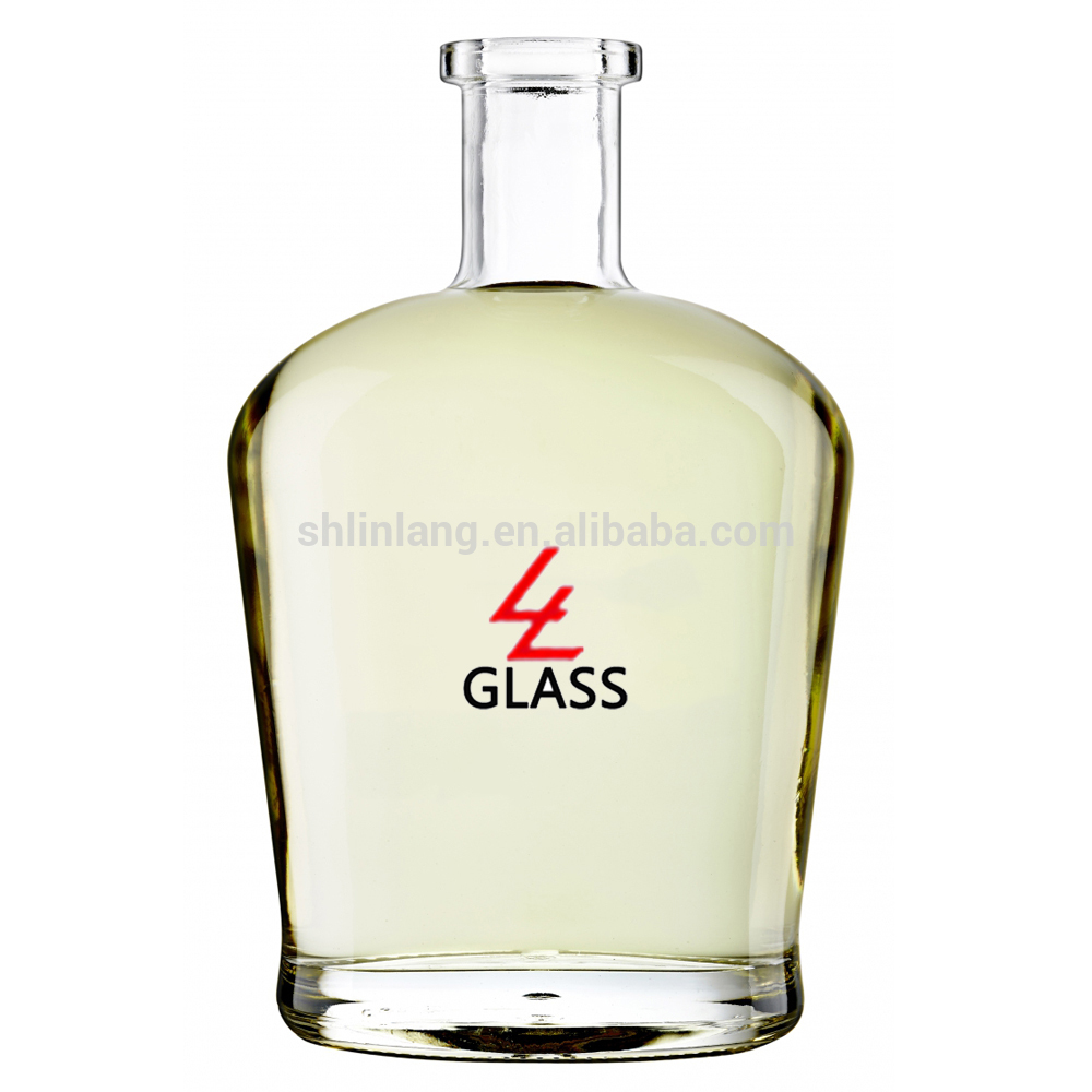 Shanghai linlang extra white flint rounded shoulder crystal alcohol bottle