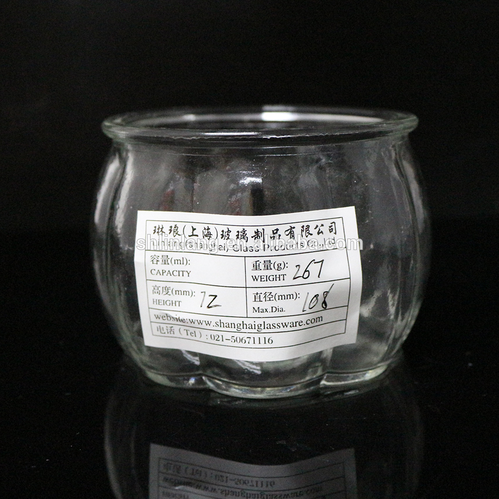 Original Factory Nescafe Classic 200g - large pumpkin shape glass candle cup – Linlang