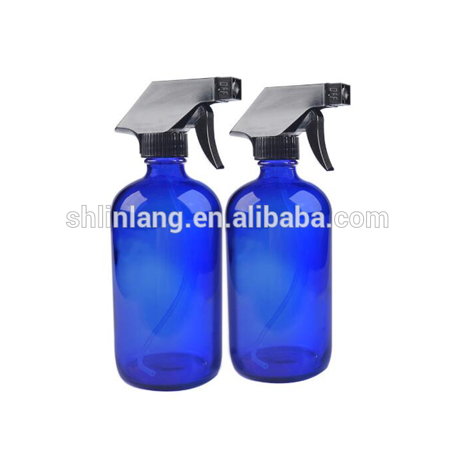 Ámbar atomizador spray de vidrio 480ml / 16 oz