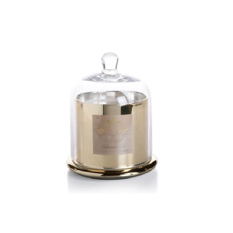 Linlang Shanghai Most Popular Luxury Candle Jars Bell Shaped Domed Glass Candle Cloche Jar