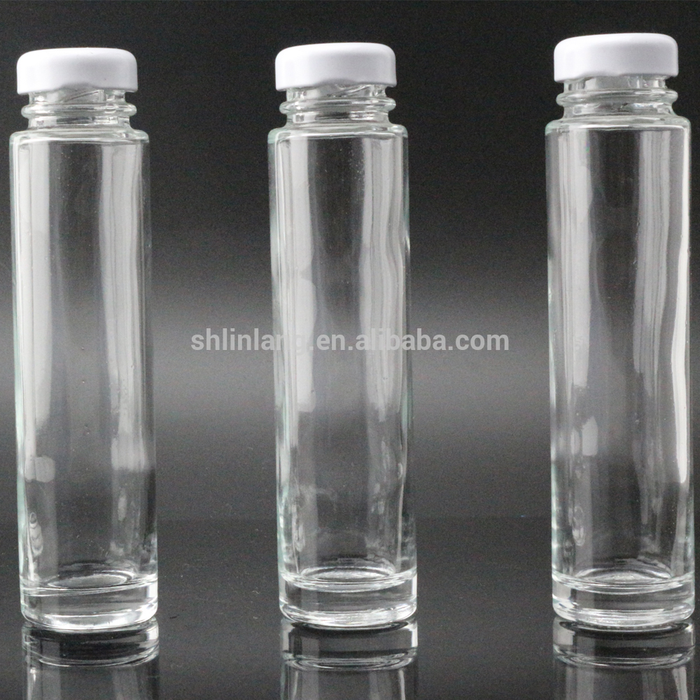Wholesale Price Bamboo Lotion Bottle - custom made high quality bird's nest glass bottle – Linlang