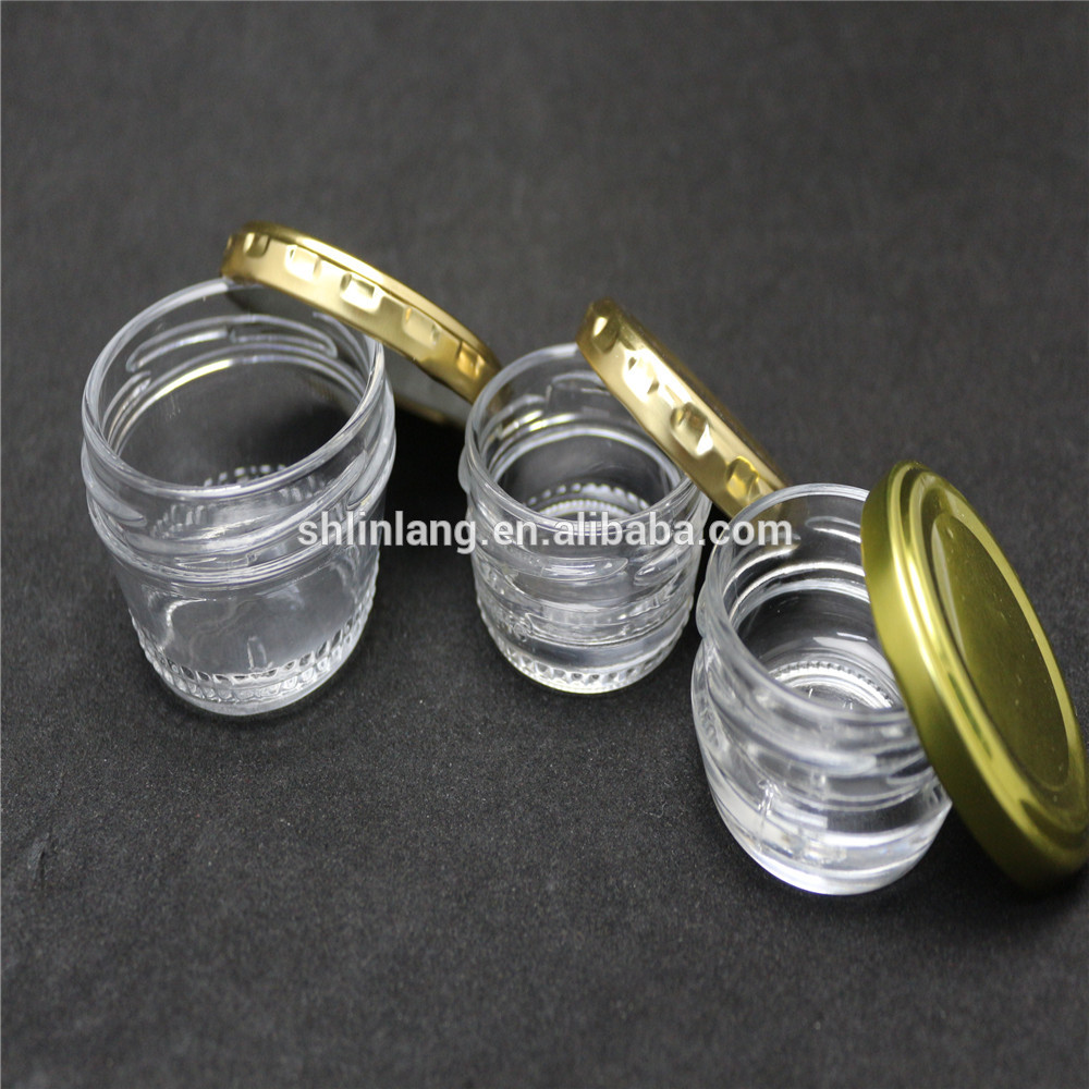 Linlang tinatanggap produkto glassware glass caviar jar