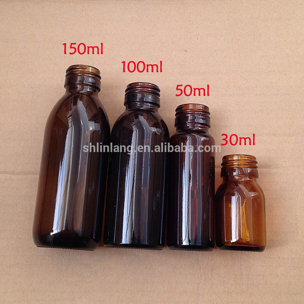 bottiglia liquido bottiglia di vetro vetro ambrato orale per liquido orale