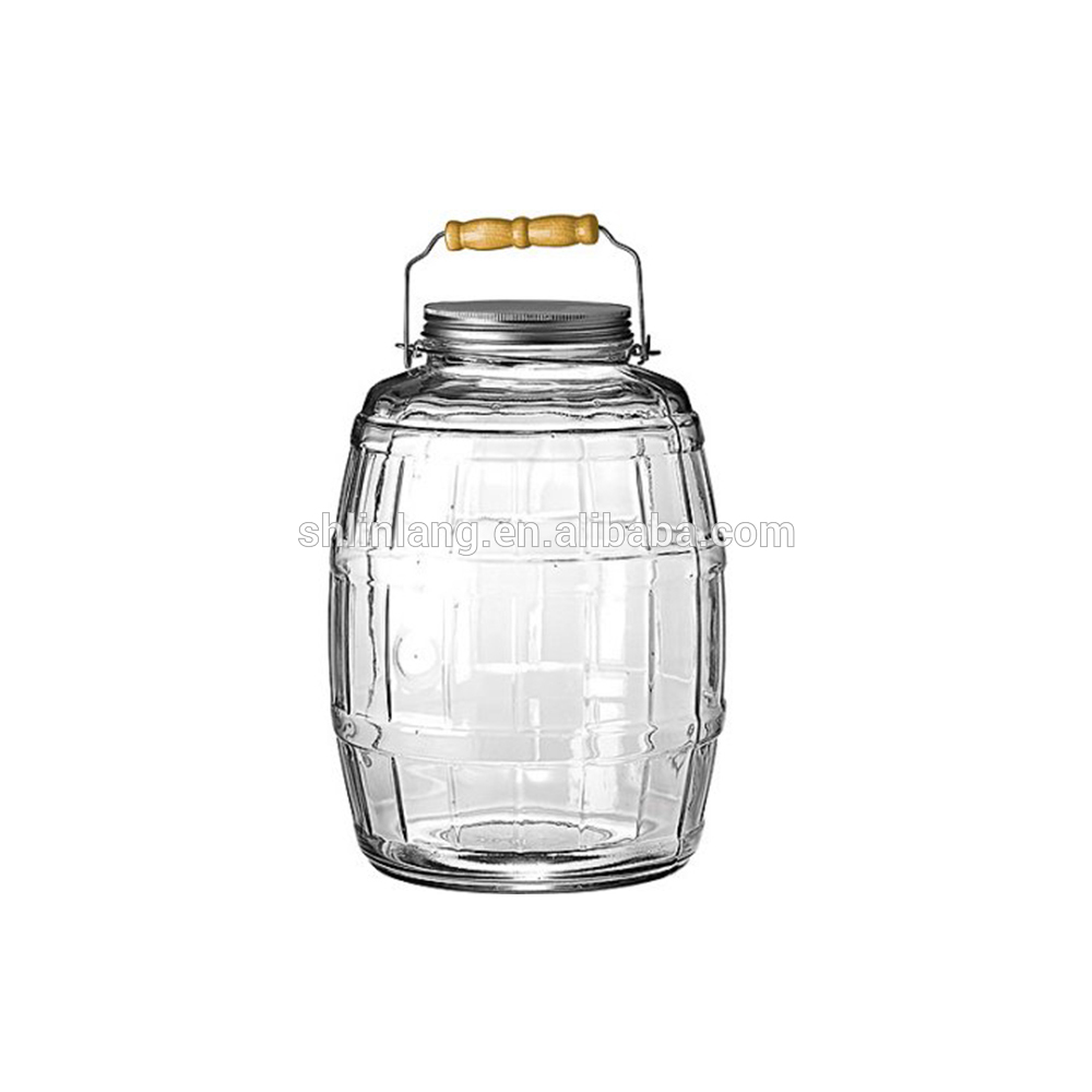 Linlang hot welcomed glass products glass container with tap