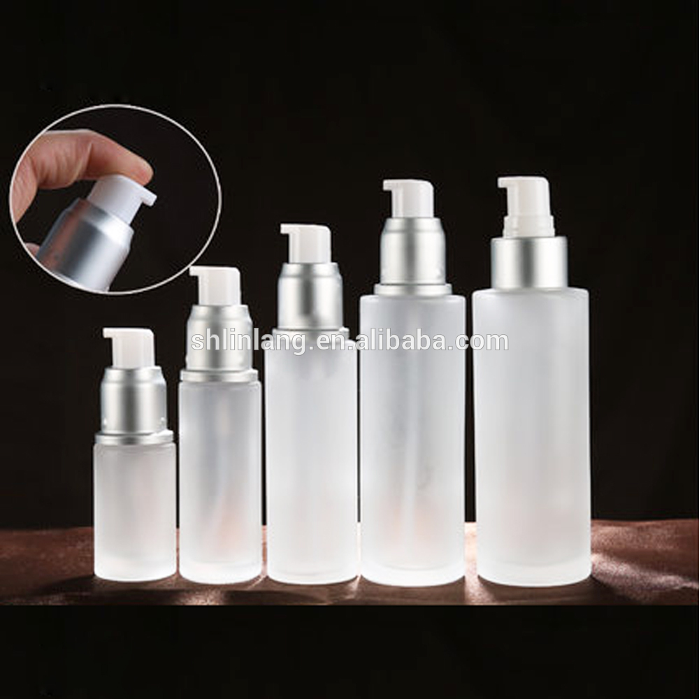 shanghai linlang cheap glass cosmetic jars High quality jar cream bottle cream boxes, cosmetics packing empty
