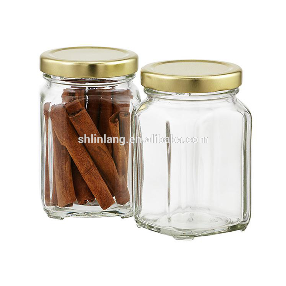 Linlang hot welcomed glass products square glass container